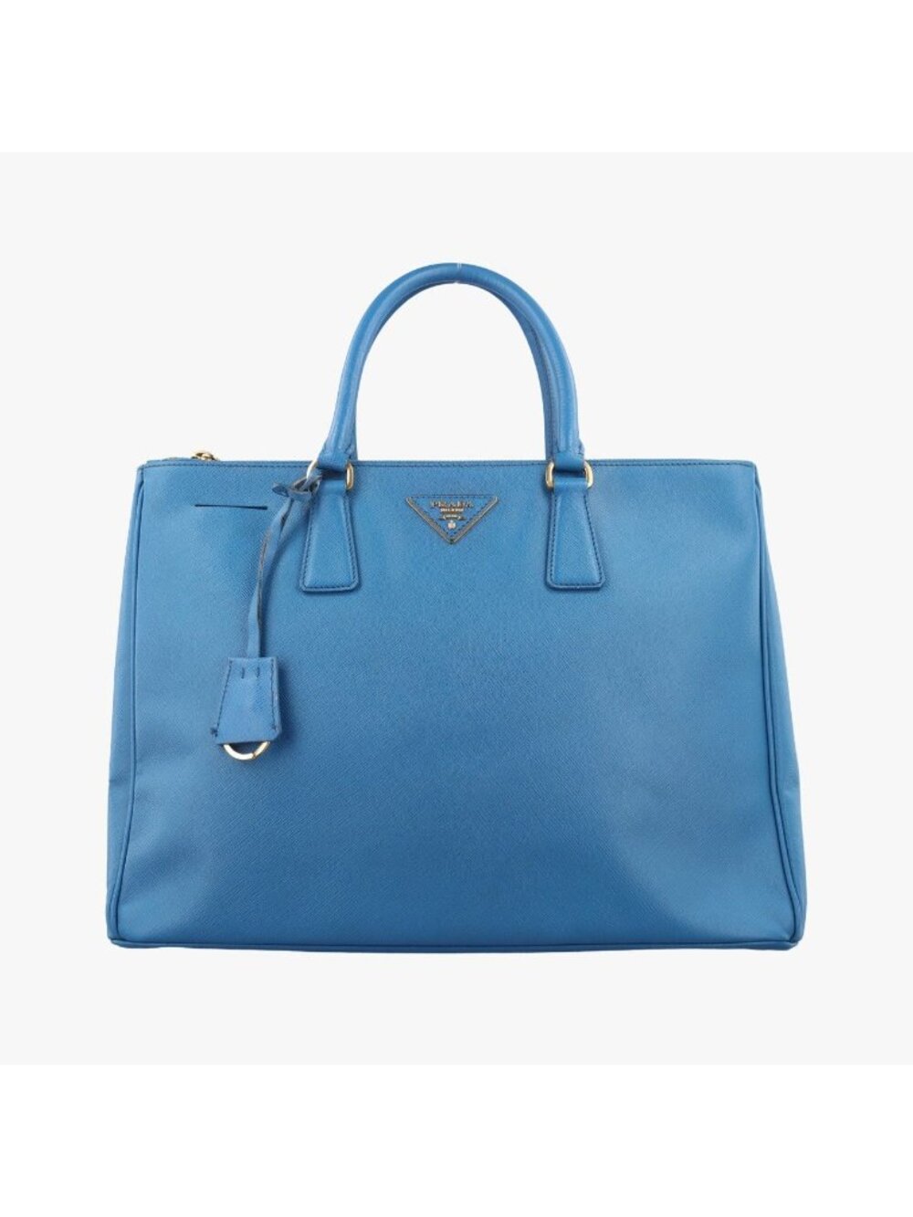 Prada Galleria Blue Saffiano Leather